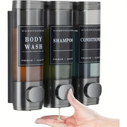 Dispensador Triple para Ducha | Organizador de Jabón y Champú