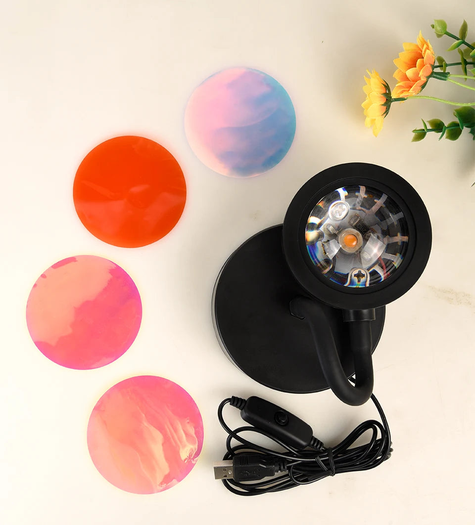 Lámpara de Atardecer LED Proyectora - Ambiente Relax