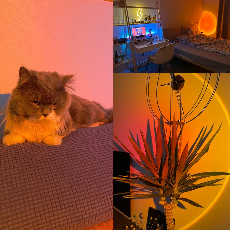 Lámpara de Atardecer LED Proyectora - Ambiente Relax