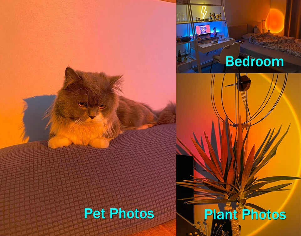 Lámpara de Atardecer LED Proyectora - Ambiente Relax