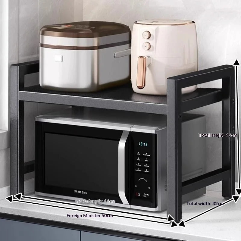 Estantería Telescópica Ajustable para Cocina – Organizador de Encimera para Microondas y Electrodomésticos | CSEI