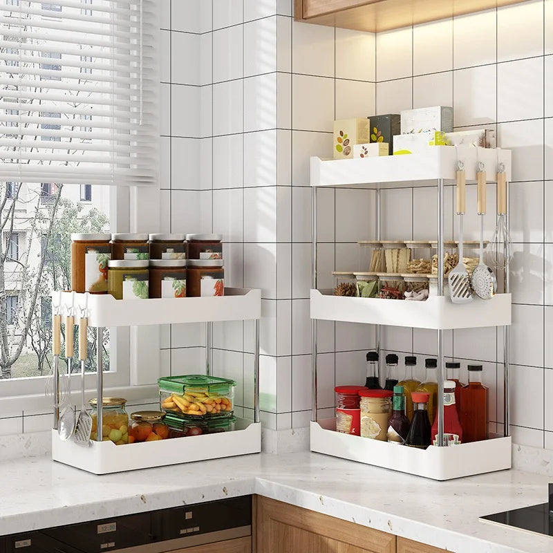 Organizador de Especias de Encimera en Esquina – 3 Niveles para Cocina | CSEI