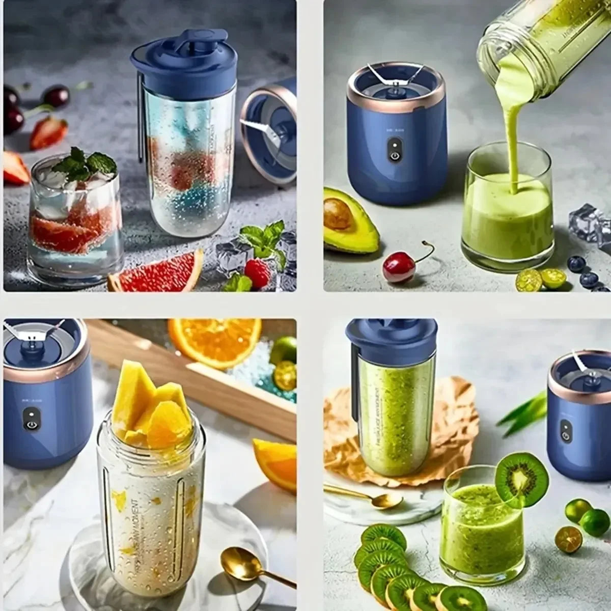 Batidora Portátil USB – Edición Smoothies 400ml