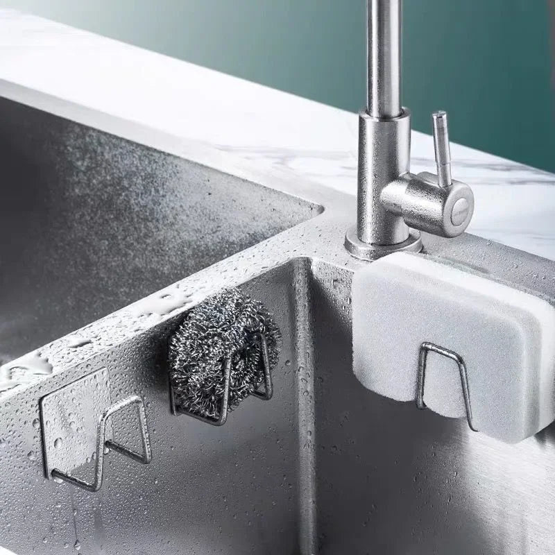 Soporte de Esponja Autoadhesivo – Fregadero Siempre Limpio y Ordenado