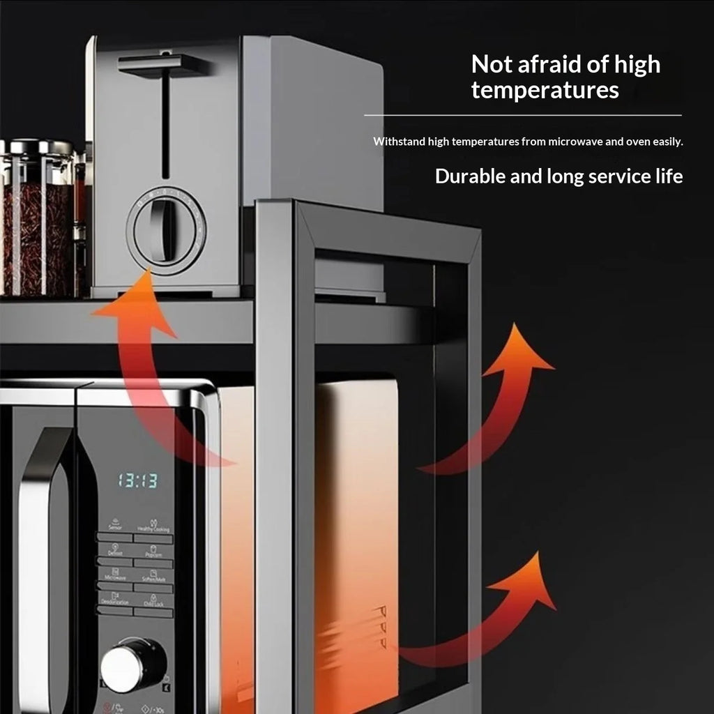 Estantería Telescópica Ajustable para Cocina – Organizador de Encimera para Microondas y Electrodomésticos | CSEI