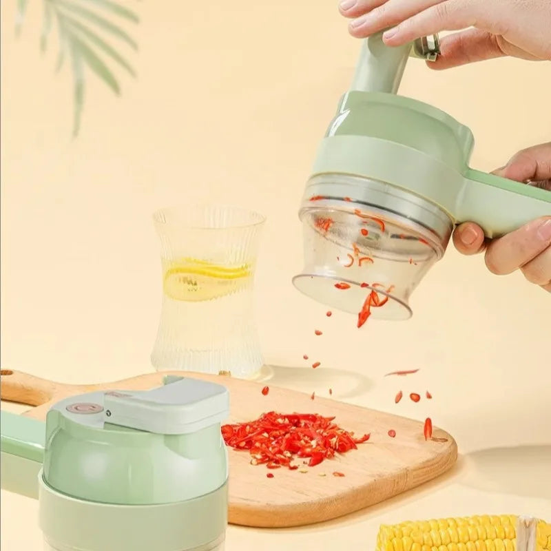 Minipicadora Eléctrica USB – Cortadora de Verduras y Ajos
