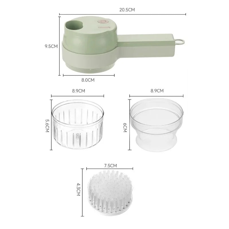 Minipicadora Eléctrica USB – Cortadora de Verduras y Ajos