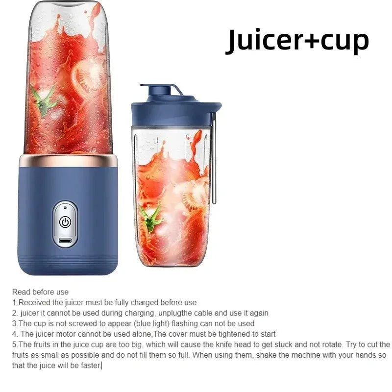 Batidora Portátil USB – Edición Smoothies 400ml