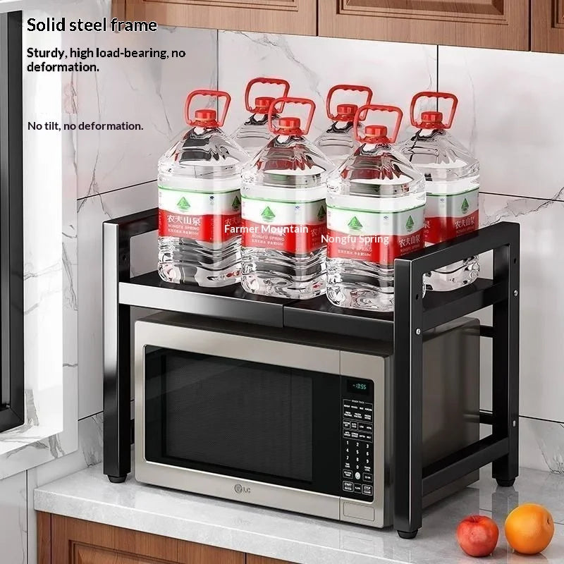 Estantería Telescópica Ajustable para Cocina – Organizador de Encimera para Microondas y Electrodomésticos | CSEI