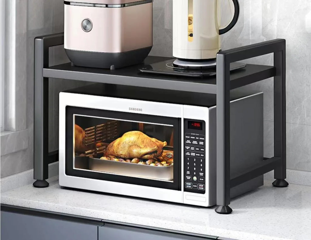 Estantería Telescópica Ajustable para Cocina – Organizador de Encimera para Microondas y Electrodomésticos | CSEI