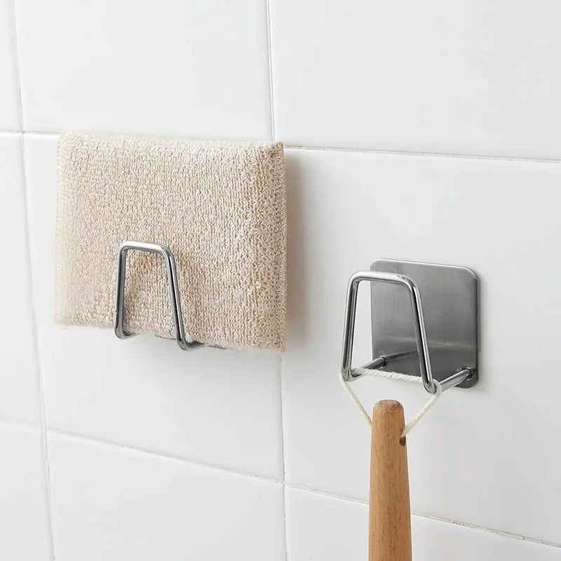 Soporte de Esponja Autoadhesivo – Fregadero Siempre Limpio y Ordenado