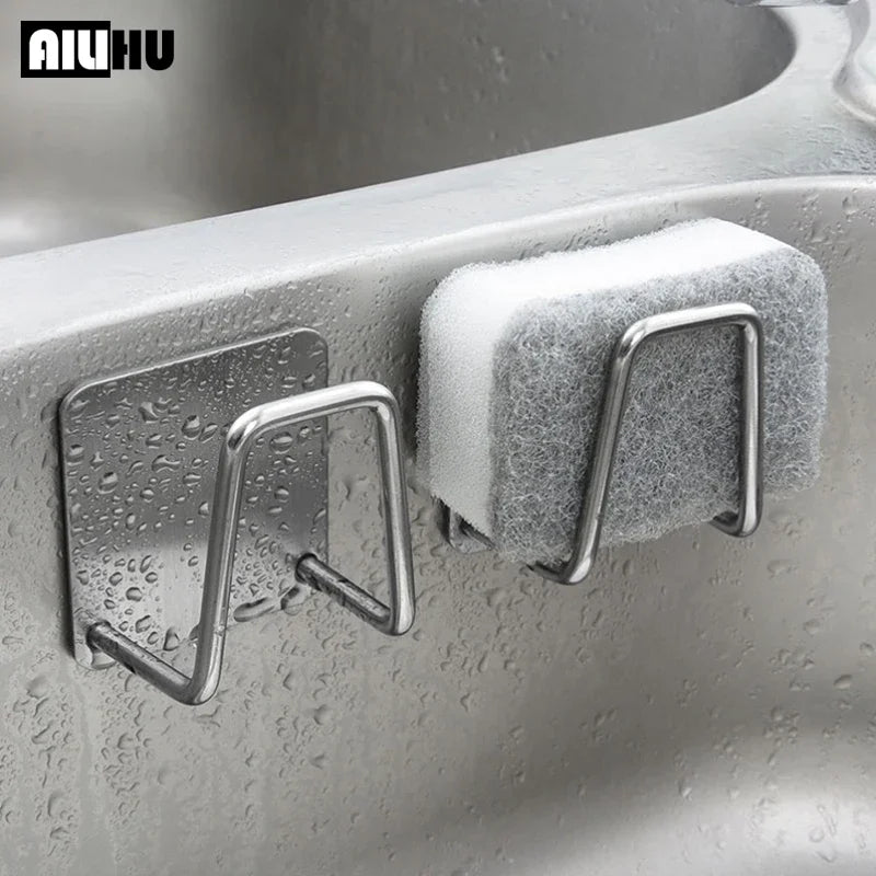 Soporte de Esponja Autoadhesivo – Fregadero Siempre Limpio y Ordenado