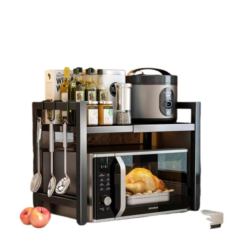 Estantería Telescópica Ajustable para Cocina – Organizador de Encimera para Microondas y Electrodomésticos | CSEI