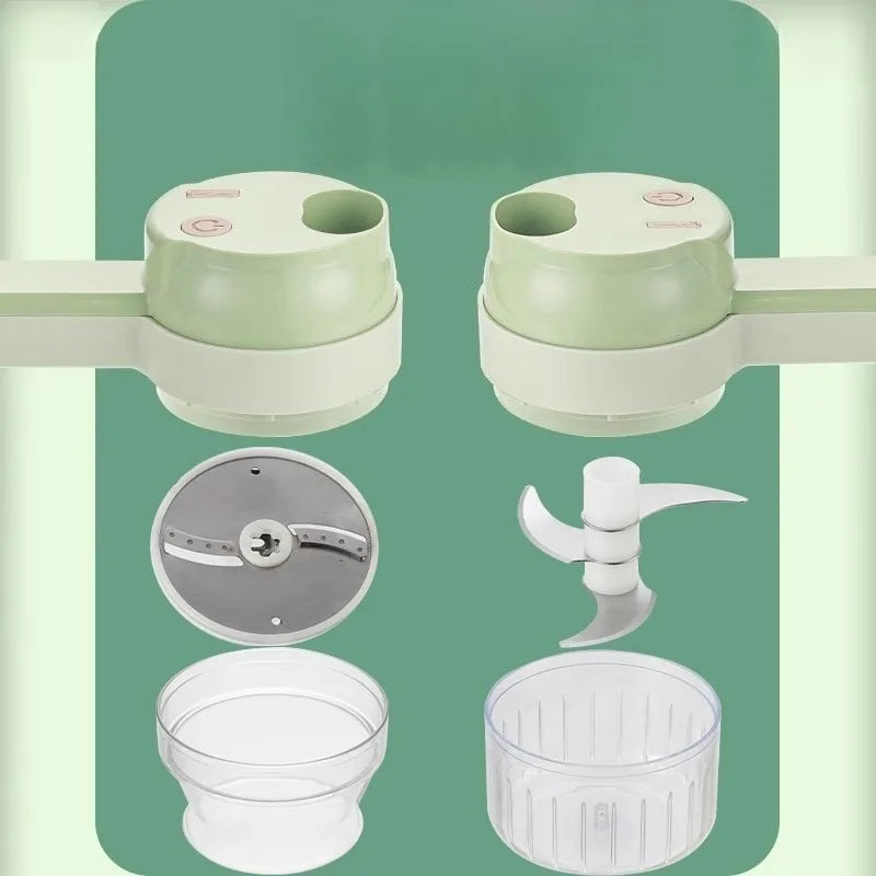 Minipicadora Eléctrica USB – Cortadora de Verduras y Ajos