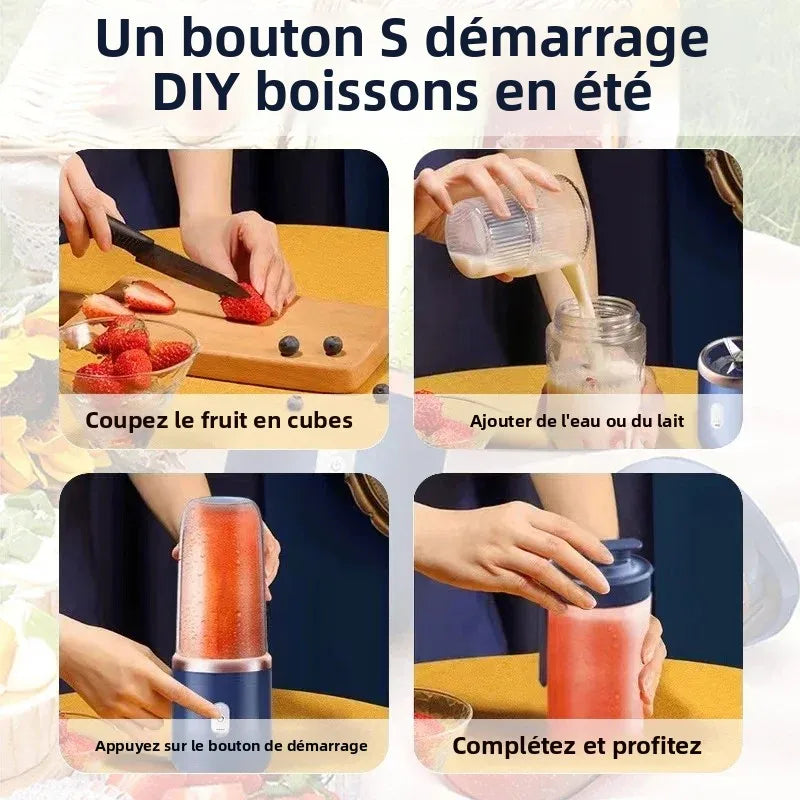 Batidora Portátil USB – Edición Smoothies 400ml