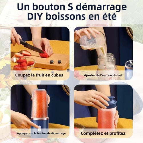 Batidora Portátil USB – Edición Smoothies 400ml