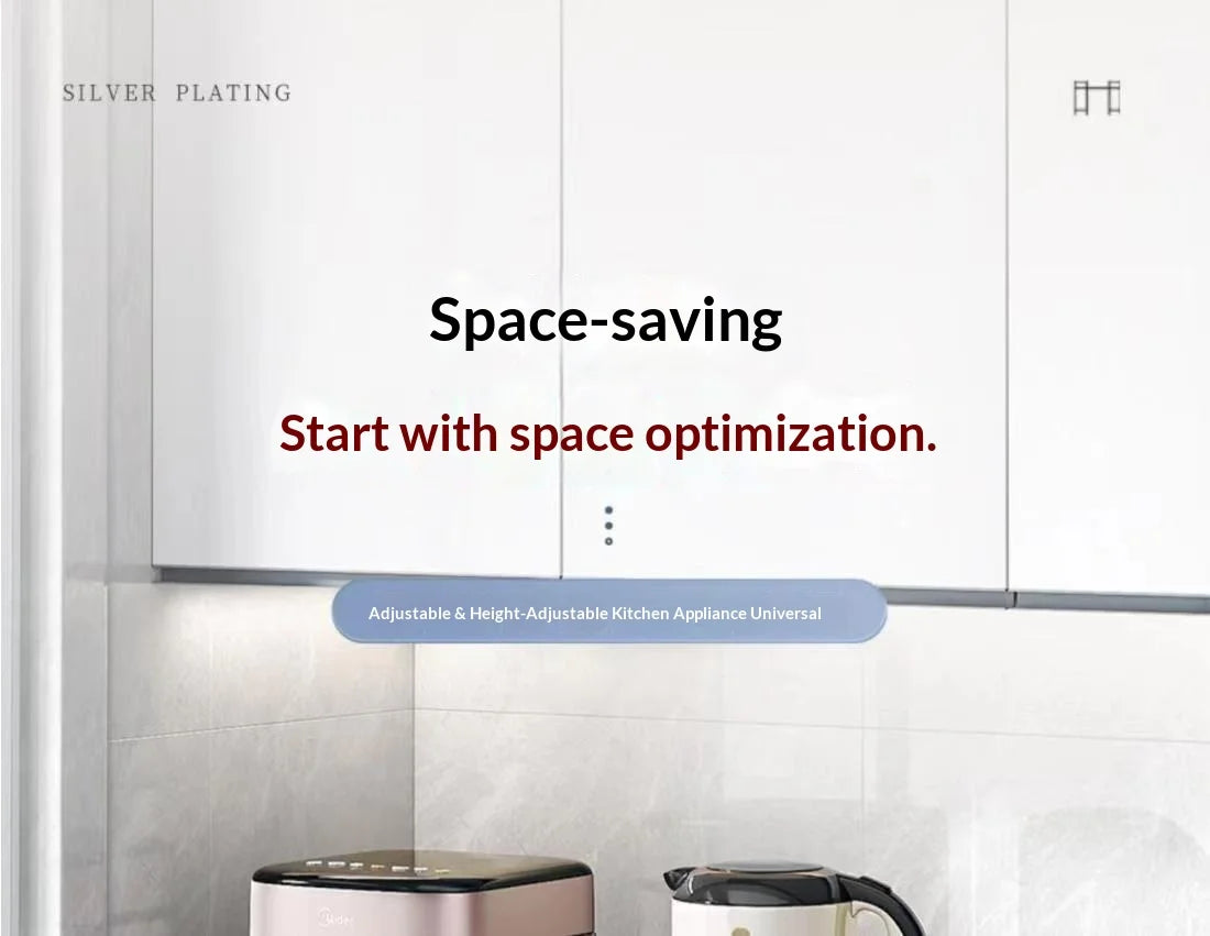 Estantería Telescópica Ajustable para Cocina – Organizador de Encimera para Microondas y Electrodomésticos | CSEI