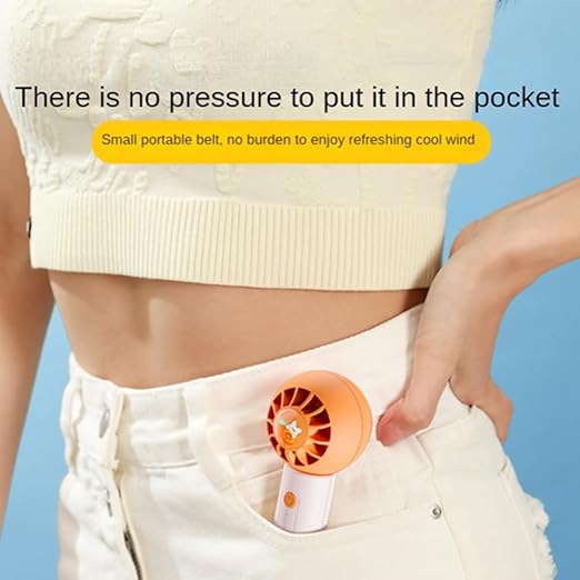 Mini Ventilador Portátil USB Recargable - 3 Velocidades