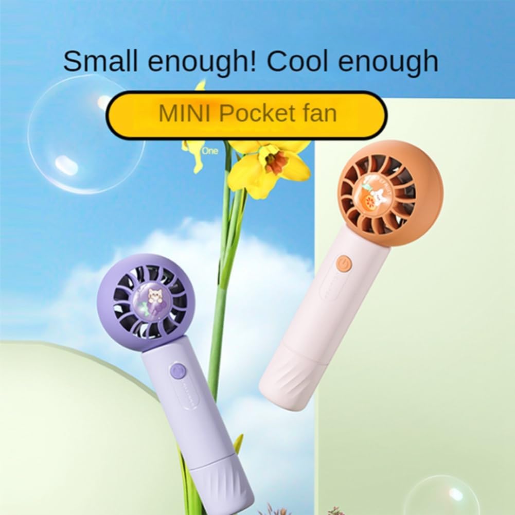 Mini Ventilador Portátil USB Recargable - 3 Velocidades